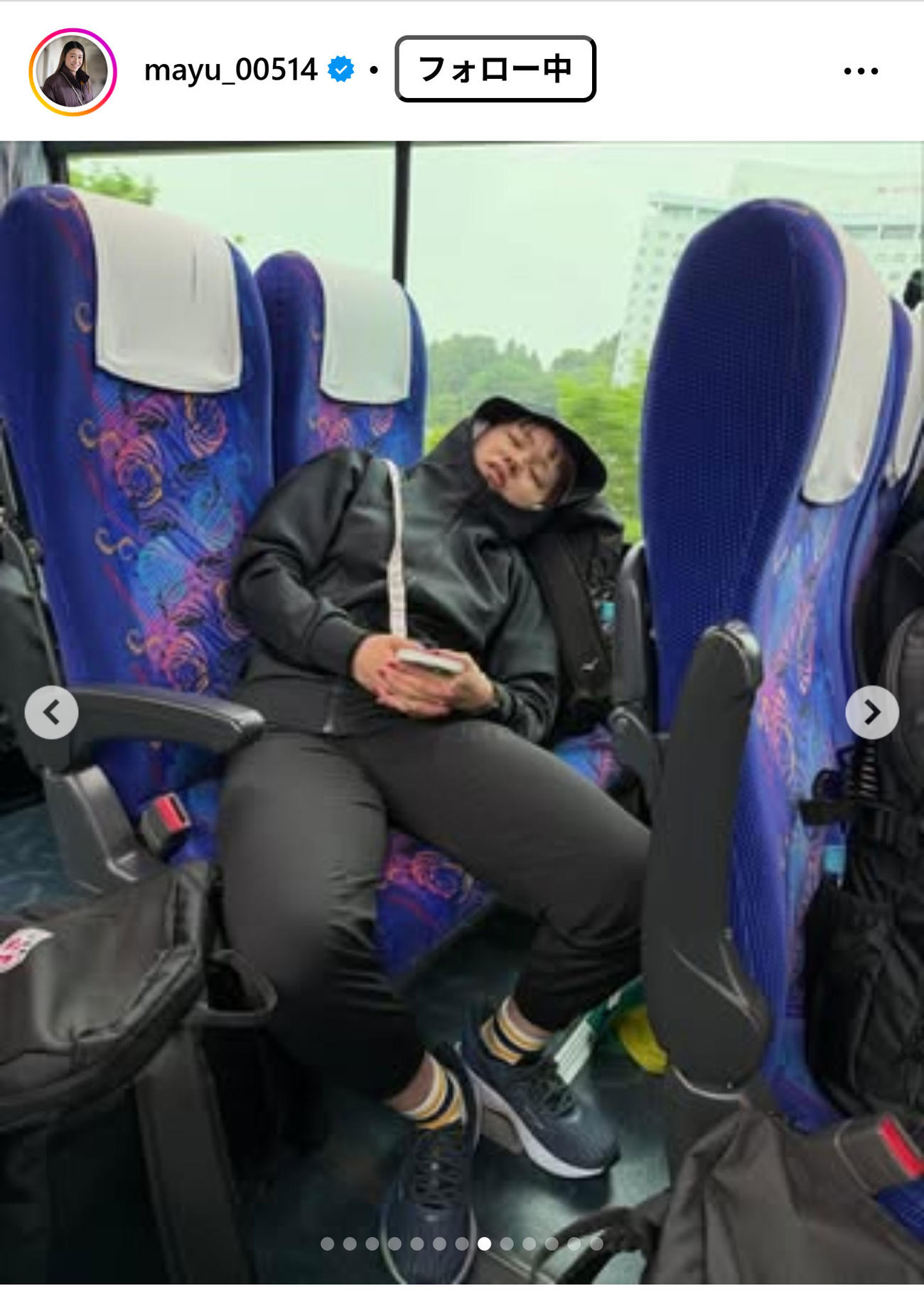 石川真佑のインスタグラムから