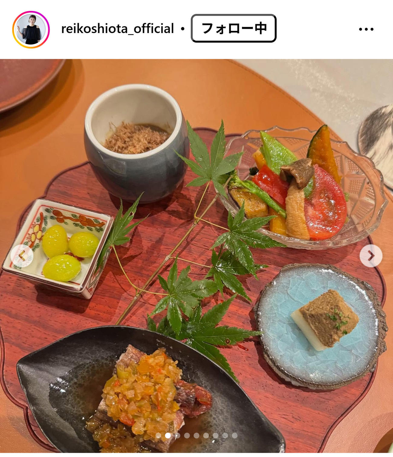 潮田玲子さんのインスタグラムから