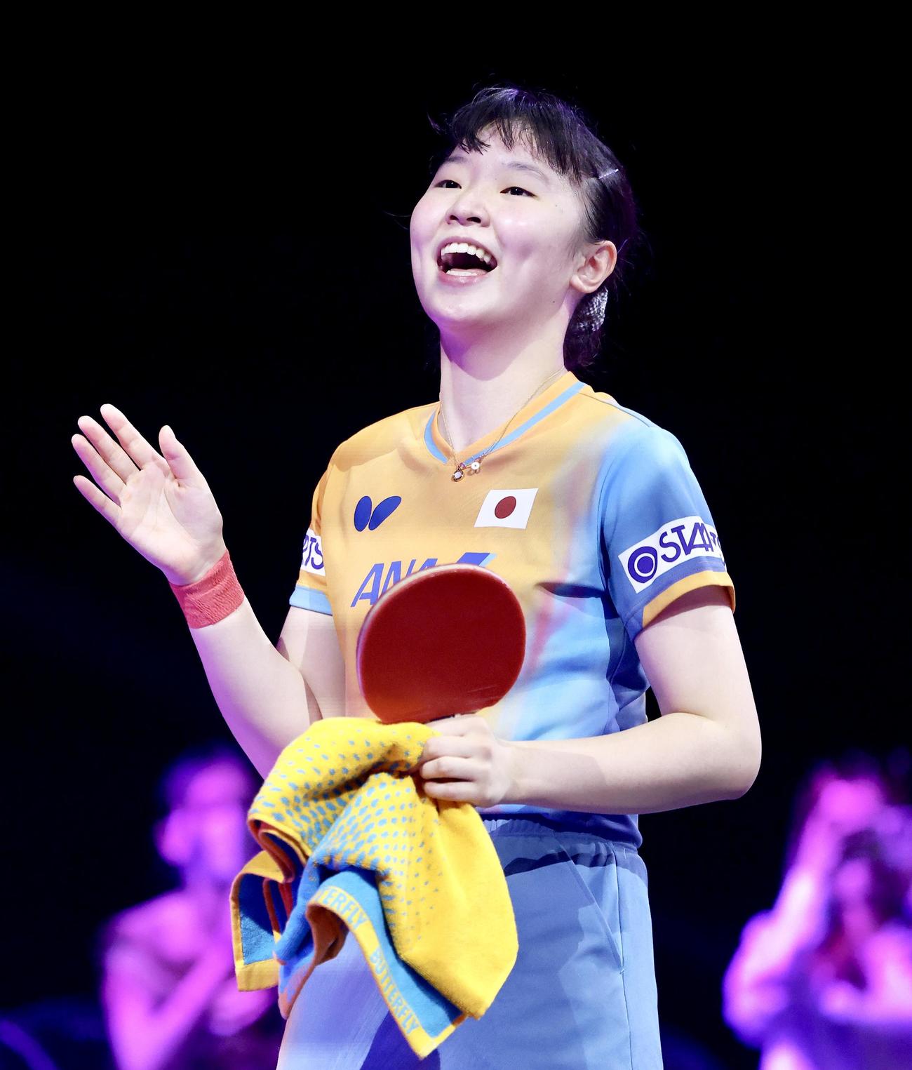 張本美和（2025年8月8日撮影）