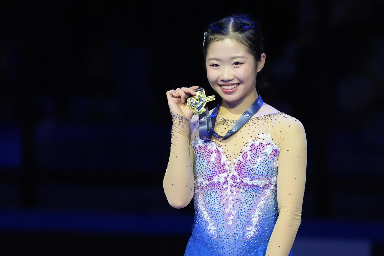 優勝した中井亜美（撮影・パオロ　ヌッチ）