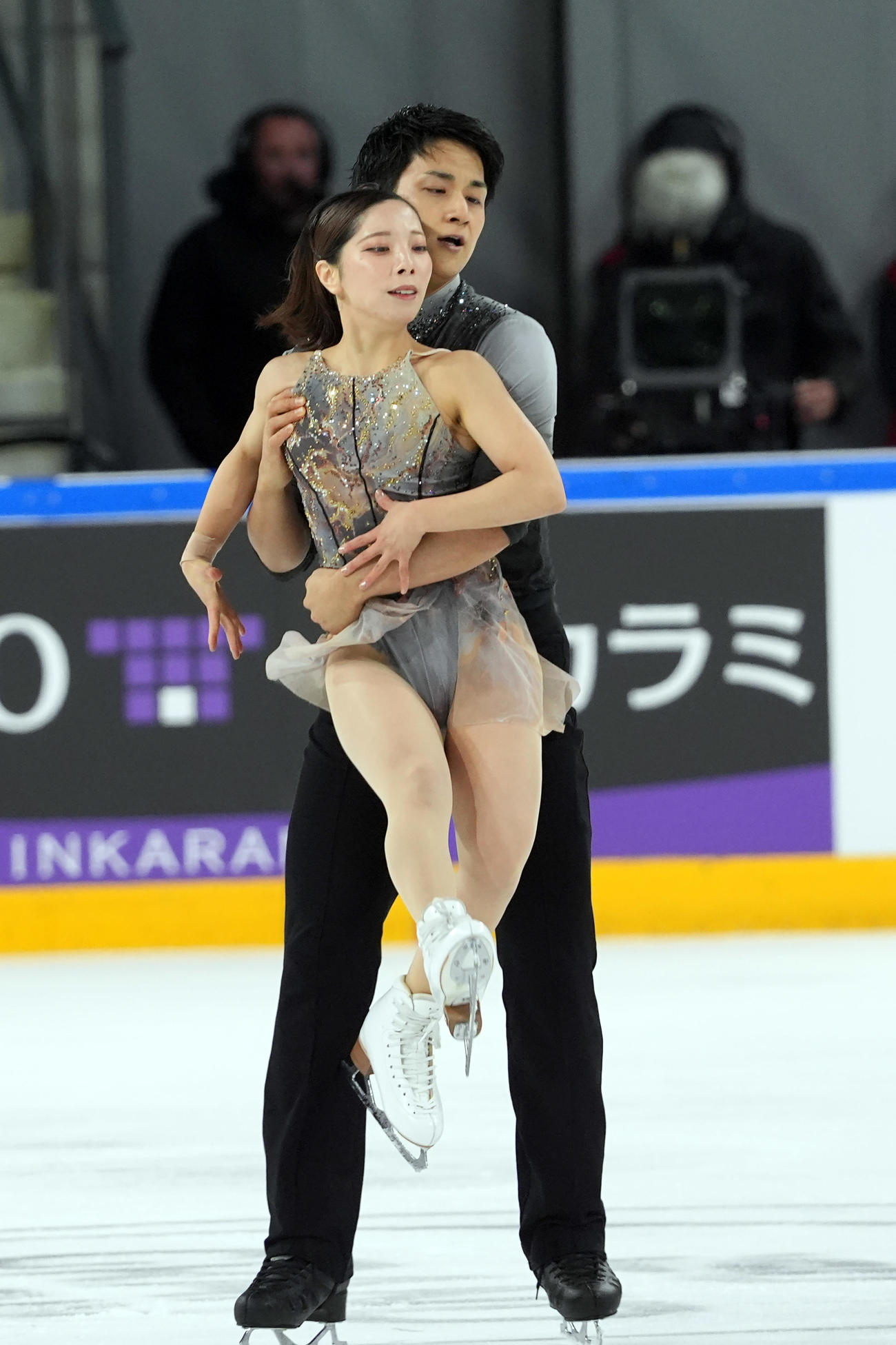 GP5勝目を挙げた三浦璃来、木原龍一組（撮影・パオロ　ヌッチ）