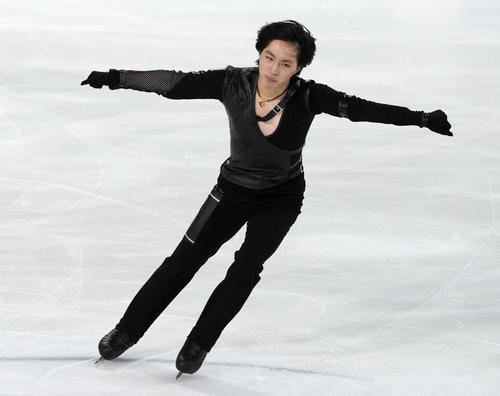 GPシリーズ第1戦フランス大会、男子SPで3位発進となった三浦佳生(撮影・パオロ ヌッチ)