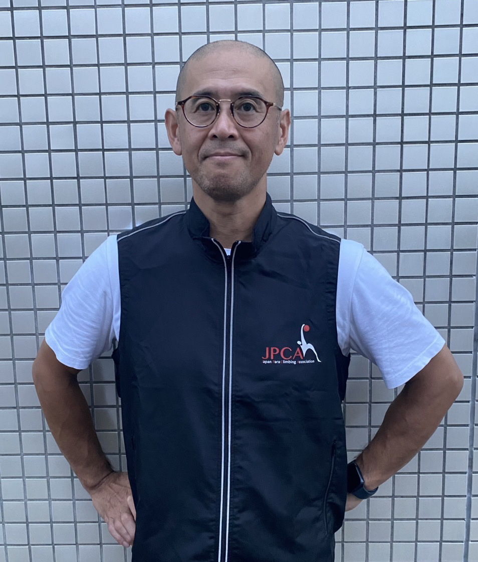 IFSCクライミンググランドファイナルズ福岡2025のホスピタリティプランに参加する阿部晃之氏