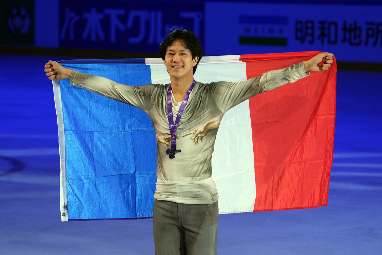 男子シングルス2位のアダム・シャオイムファ（撮影・パオロ　ヌッチ）