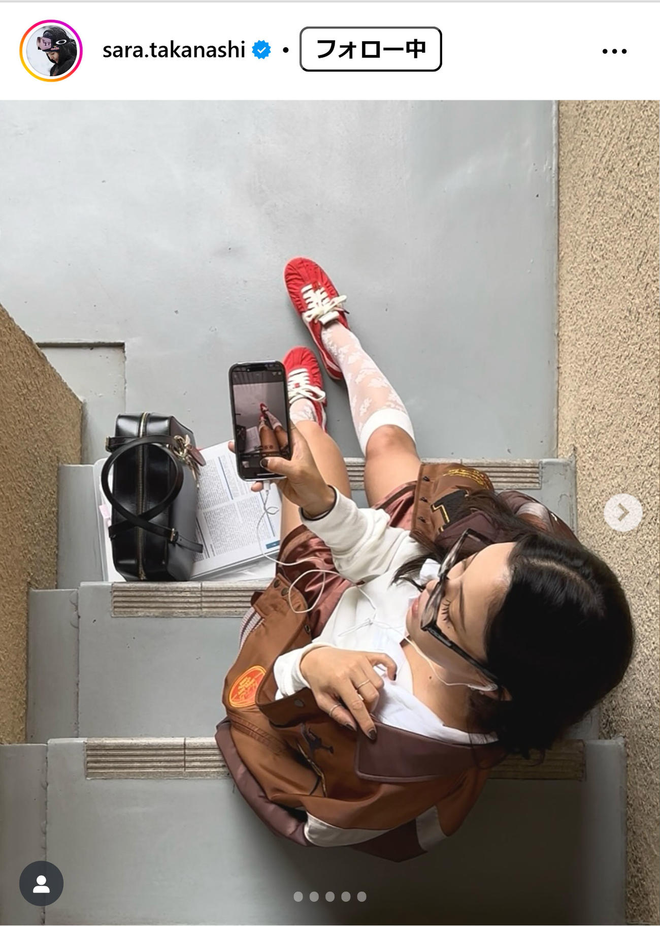 高梨沙羅のインスタグラムから