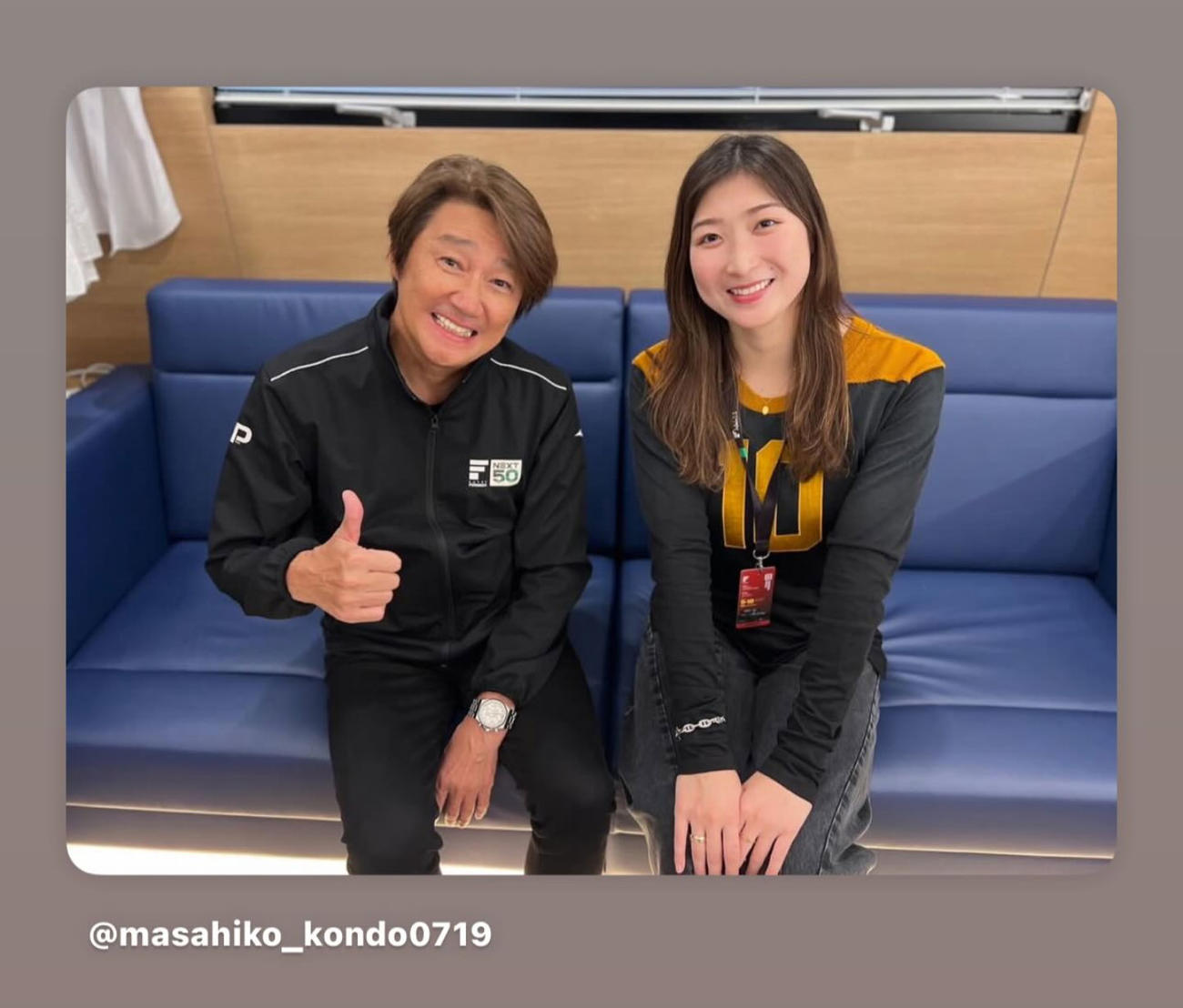 池江璃花子のインスタグラムから