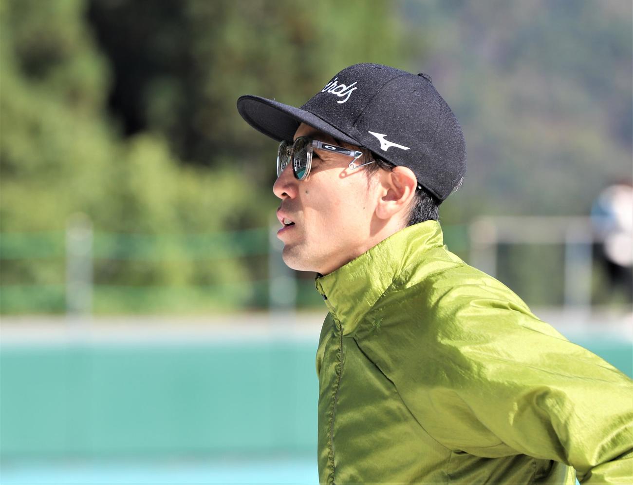 長野・白馬村で練習を公開した渡部暁斗（撮影・藤塚大輔）