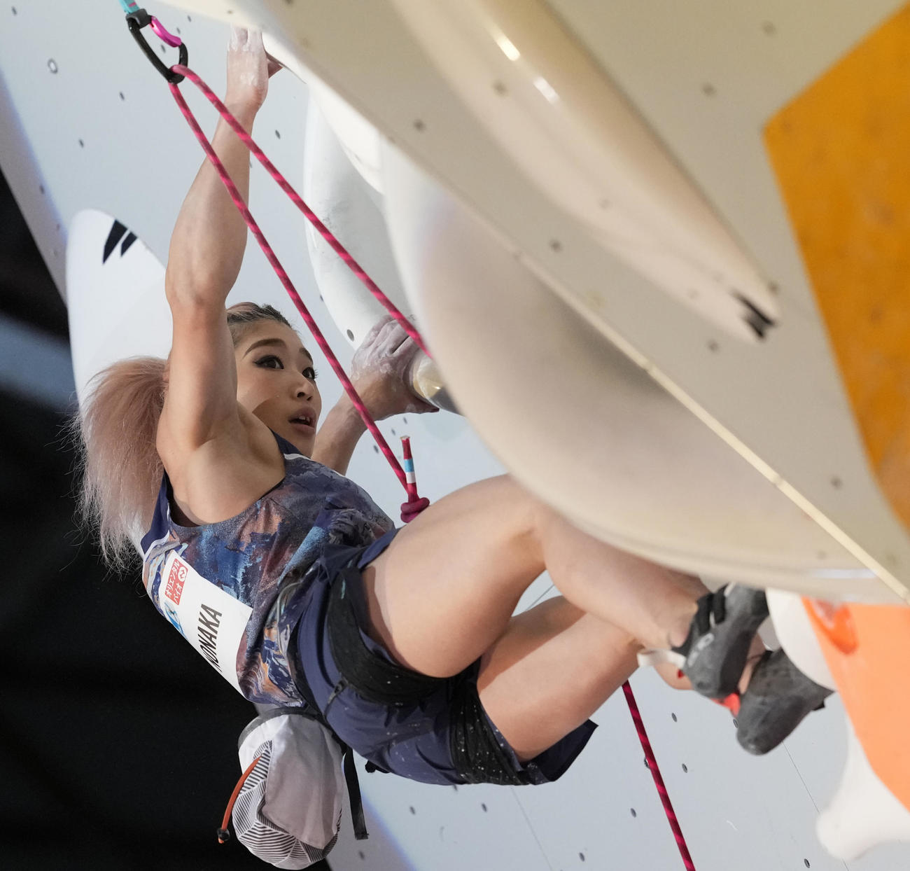 IFSCクライミンググランドファイナルズ福岡2025のリード決勝に出場した野中生萌