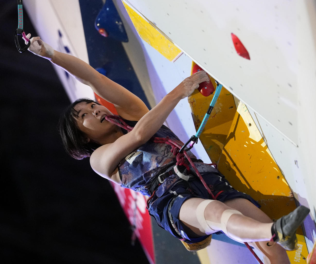 IFSCクライミンググランドファイナルズ福岡2025のリード決勝に出場した谷井菜月