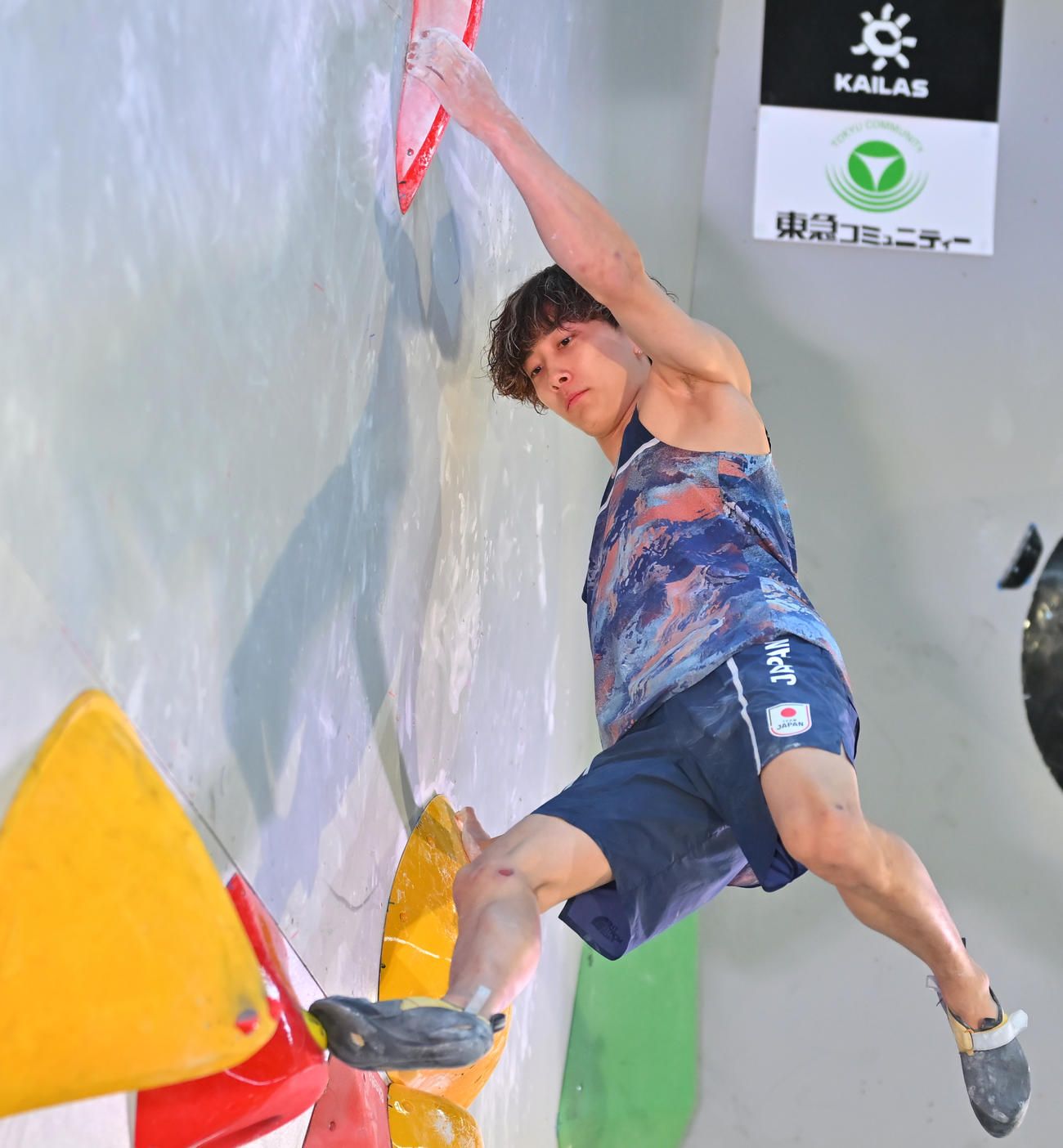 グランドファイナルズのボルダー決勝で日本の初優勝に貢献した天笠颯太（C）CB／Shutterz