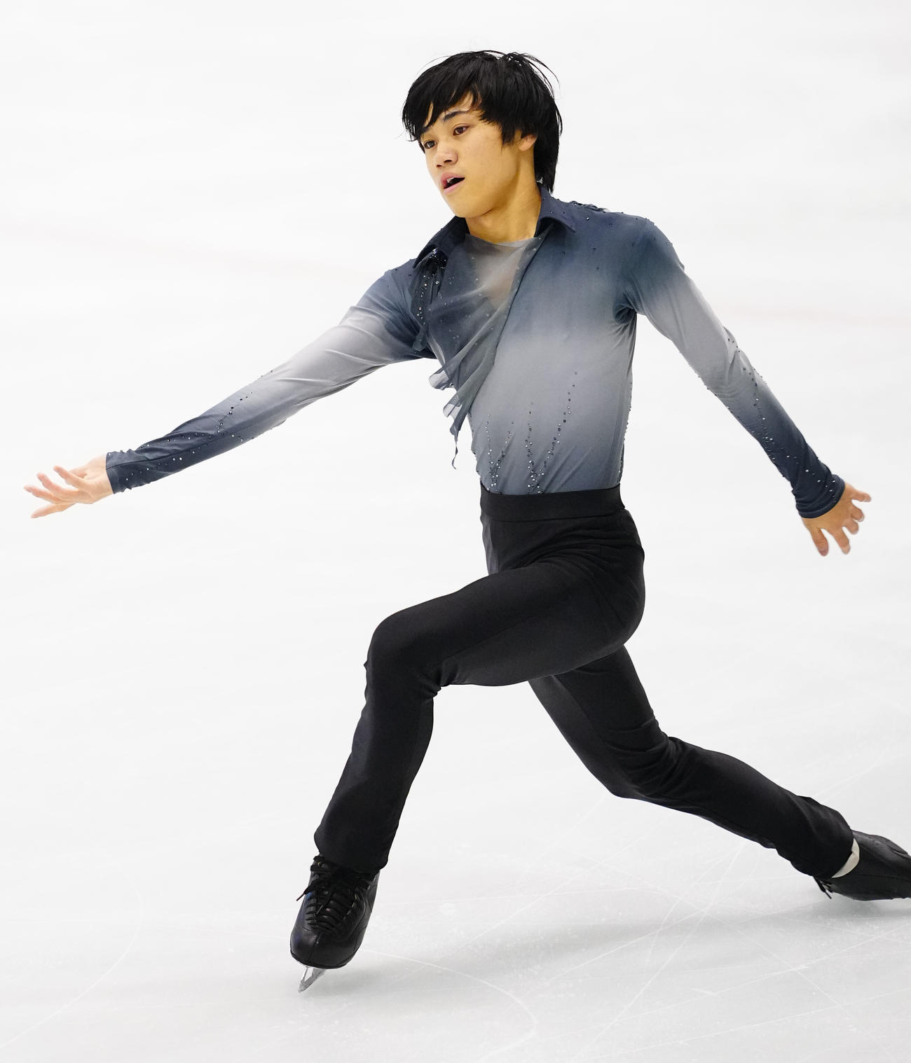男子フリーの演技をする藤城（撮影・垰建太）