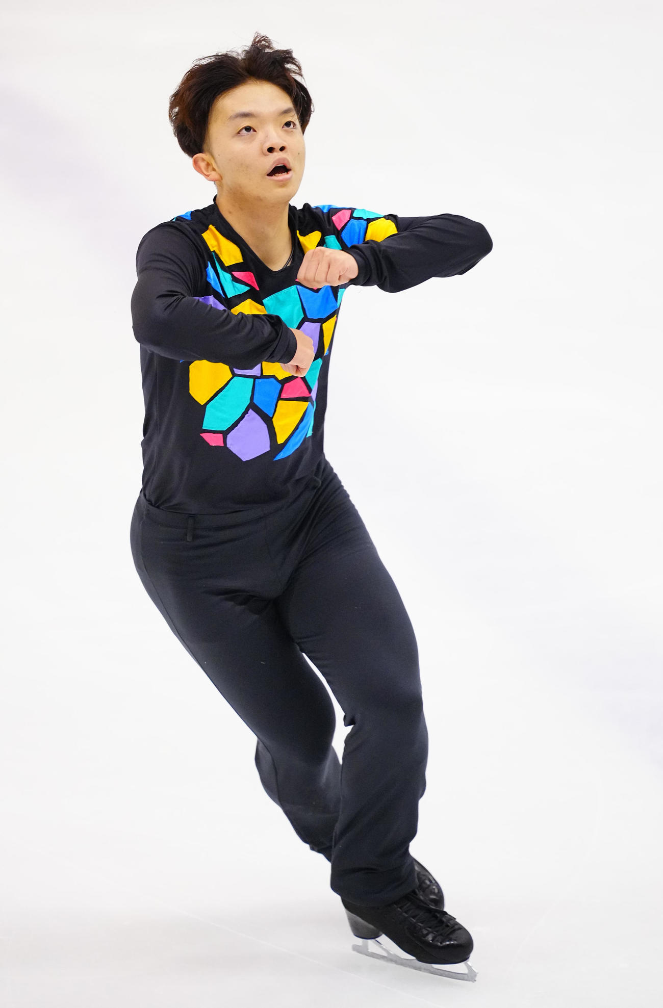 男子フリーの演技をする広田（撮影・垰建太）