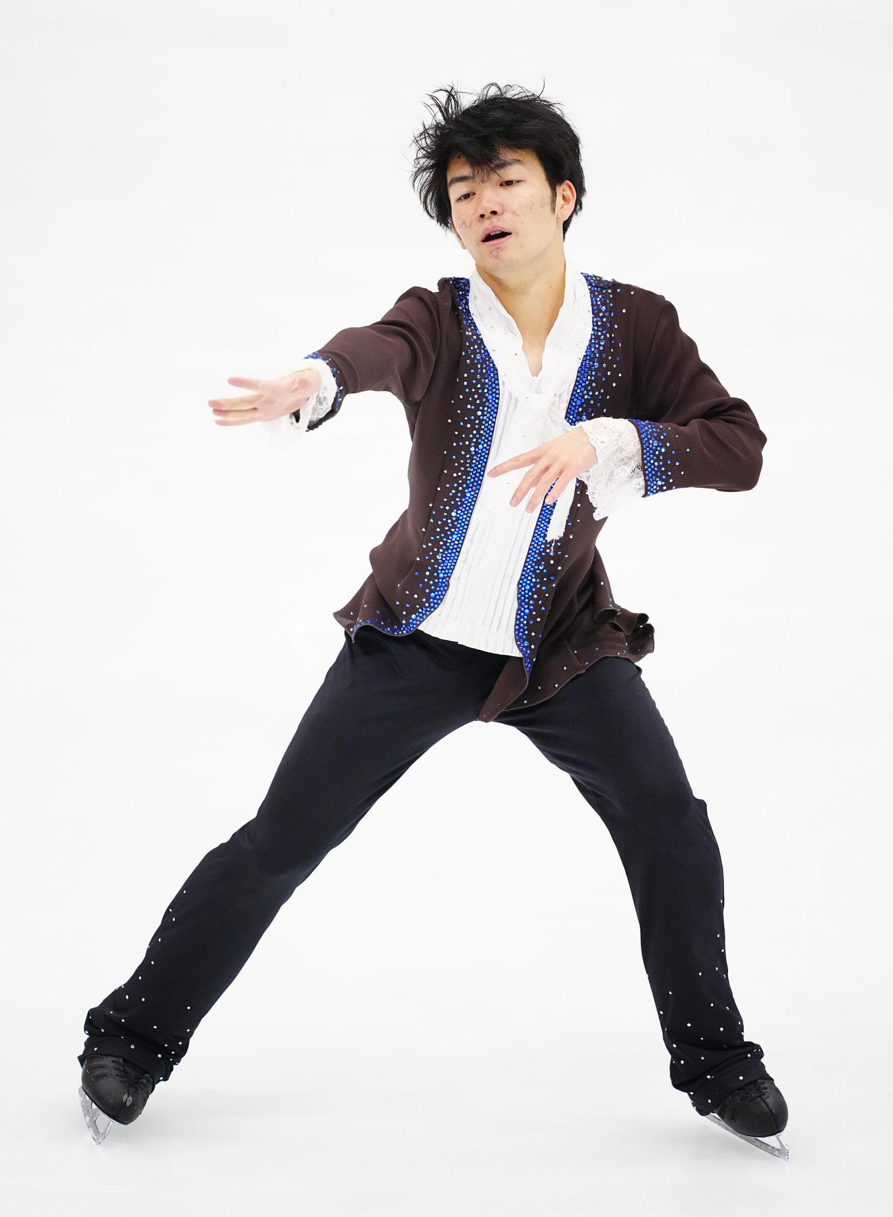 男子フリーの演技をする金子（撮影・垰建太）