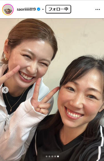木村沙織さんのインスタグラムから
