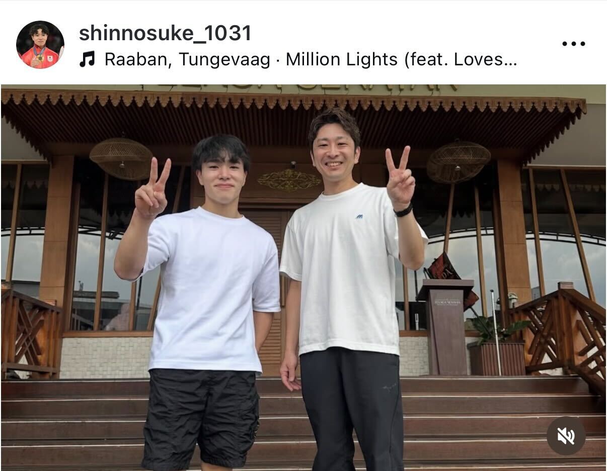 岡慎之助のインスタグラムから