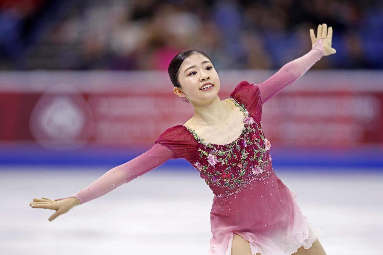 女子でGP初優勝を果たした千葉百音（共同）