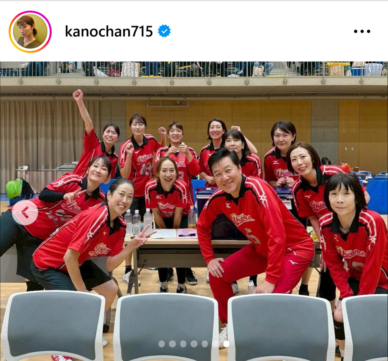 狩野舞子さんのインスタグラムから