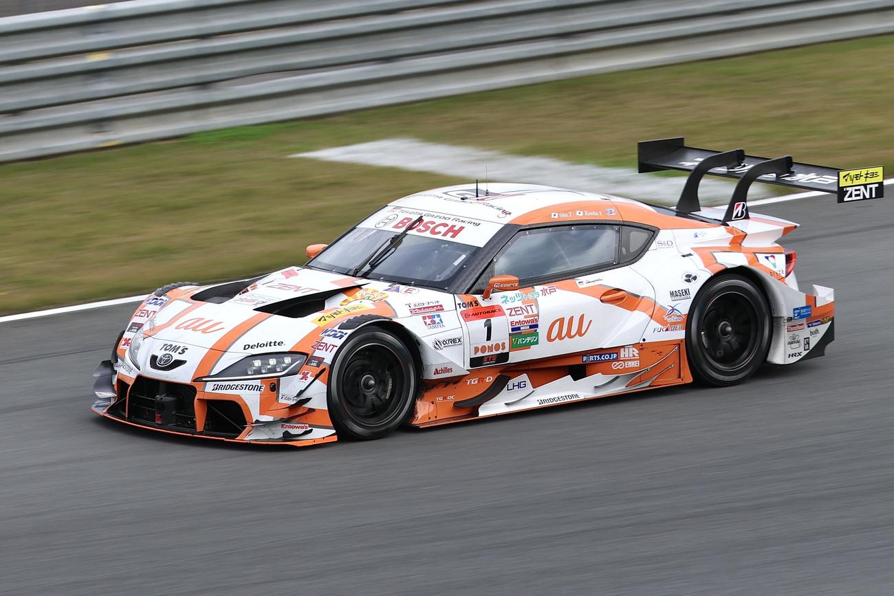 GT500クラス年間優勝を果たした1号車（撮影・宮地輝）