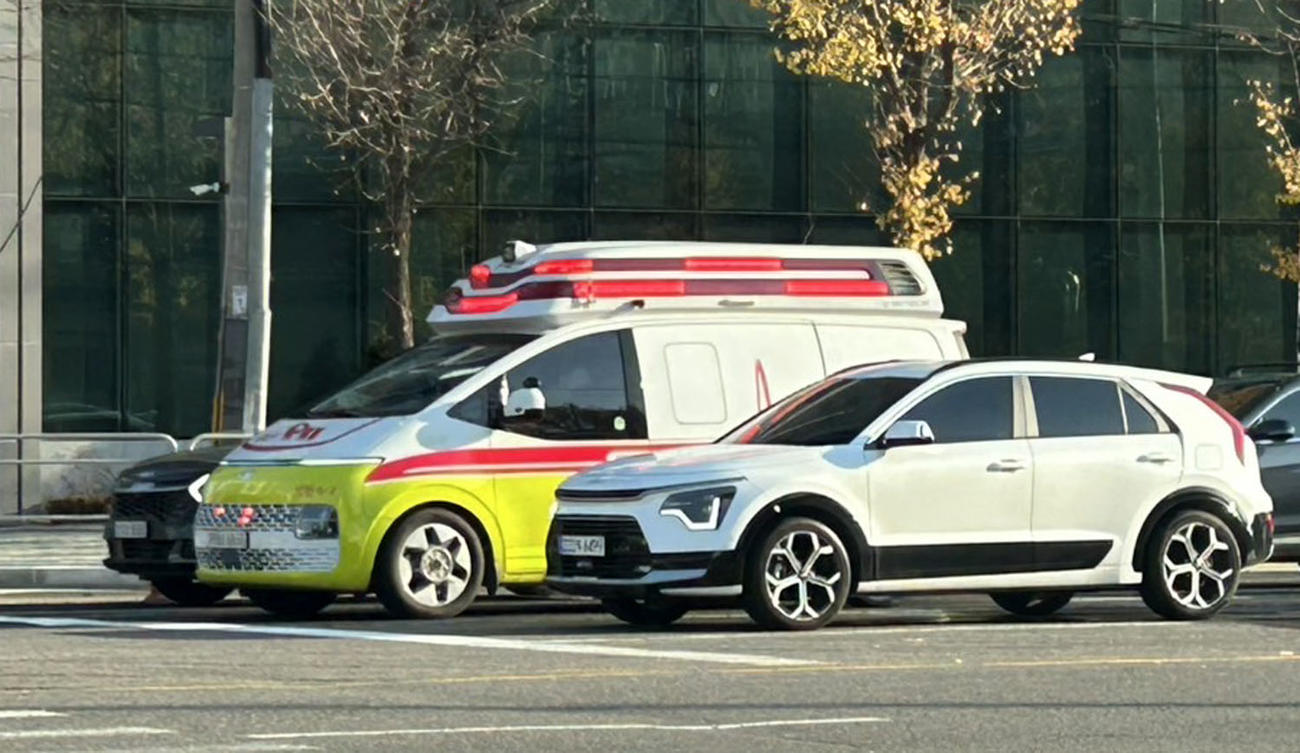 ソウル市内の救急車（2024年12月撮影）