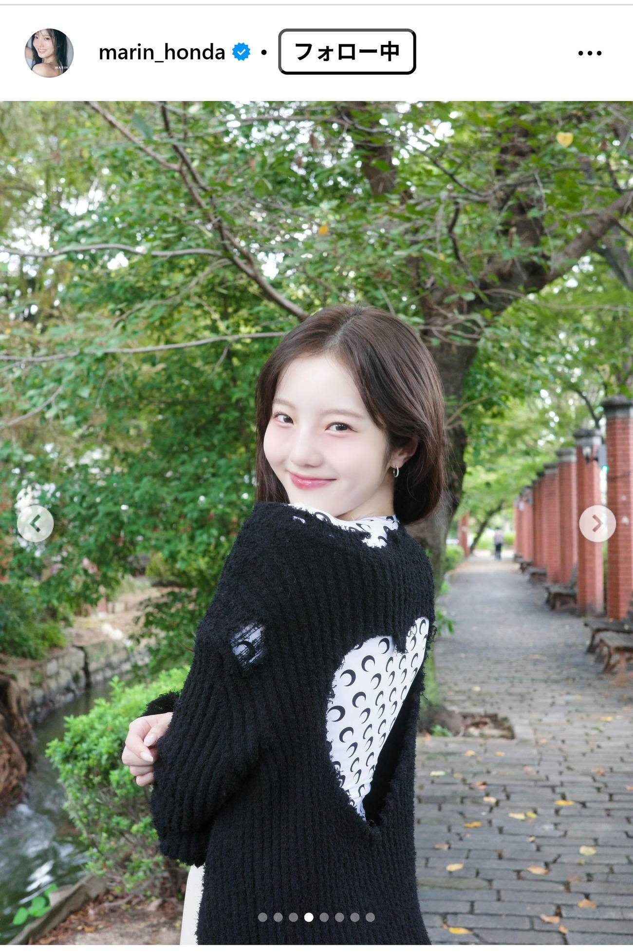 本田真凜さんのインスタグラムから