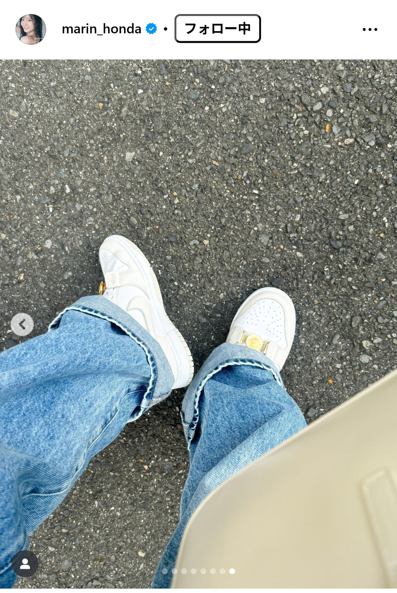 本田真凜さんのインスタグラムから