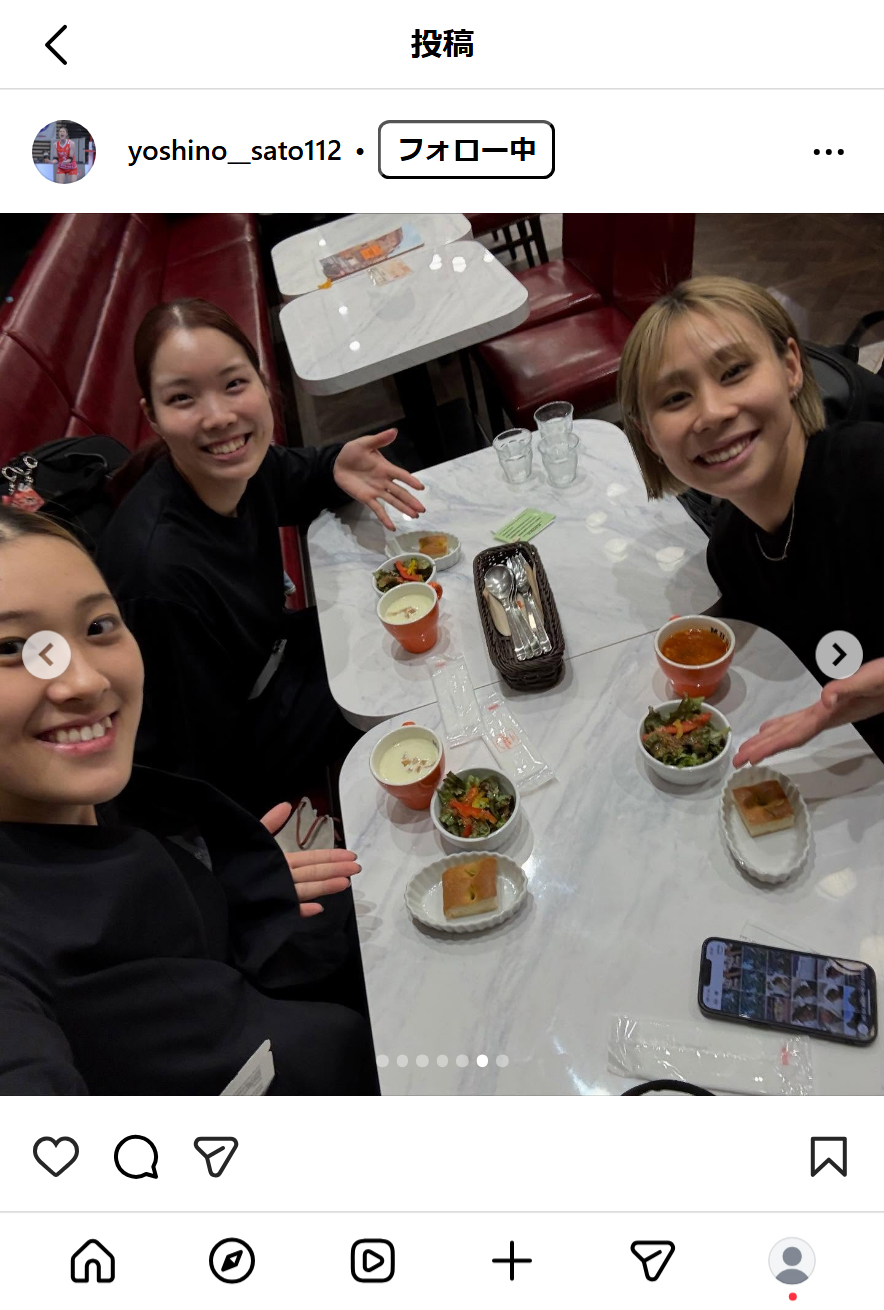 佐藤淑乃のインスタグラムから