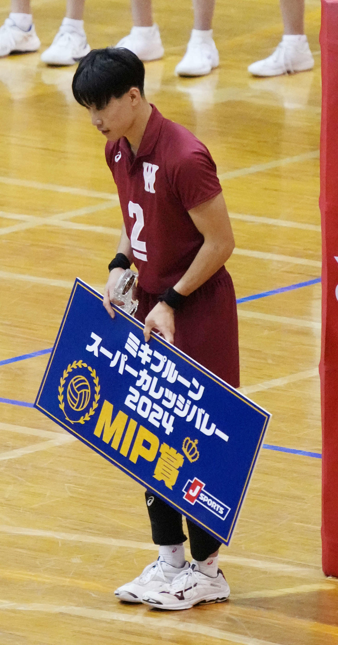 早大・前田凌吾（2024年12月撮影）