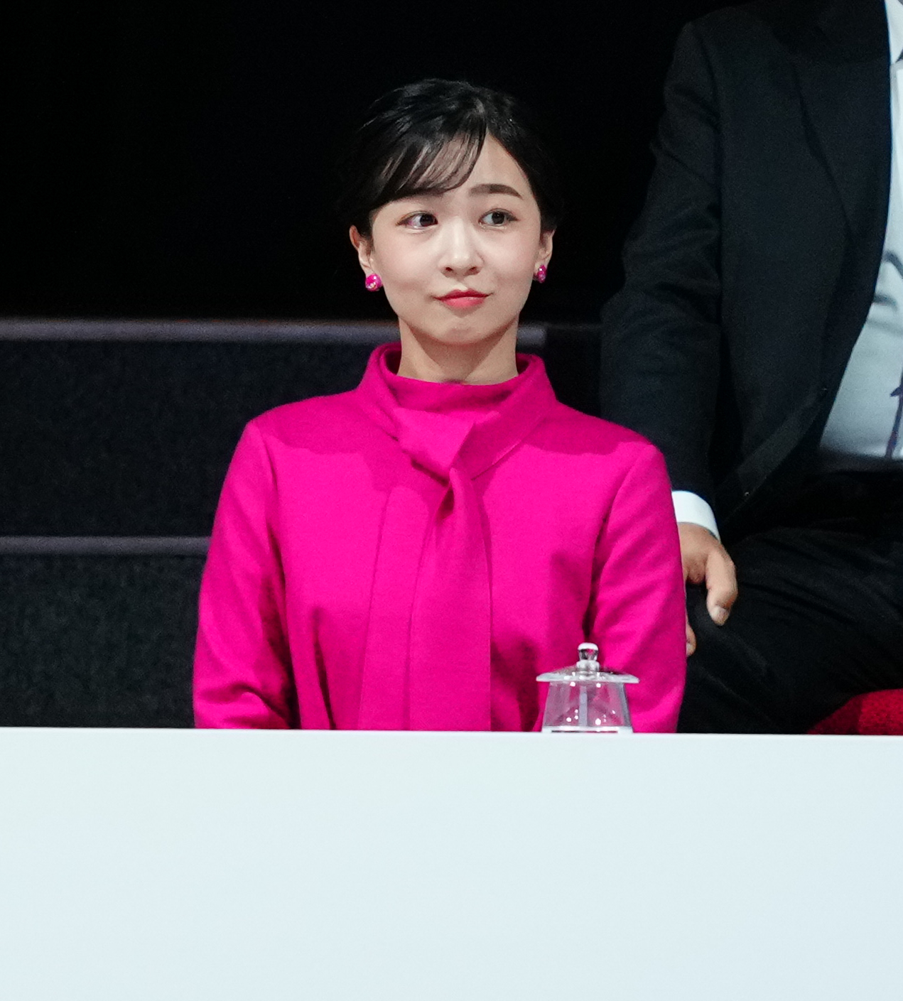 デフリンピック開会式に出席された秋篠宮家の次女佳子さま（撮影・鈴木みどり）