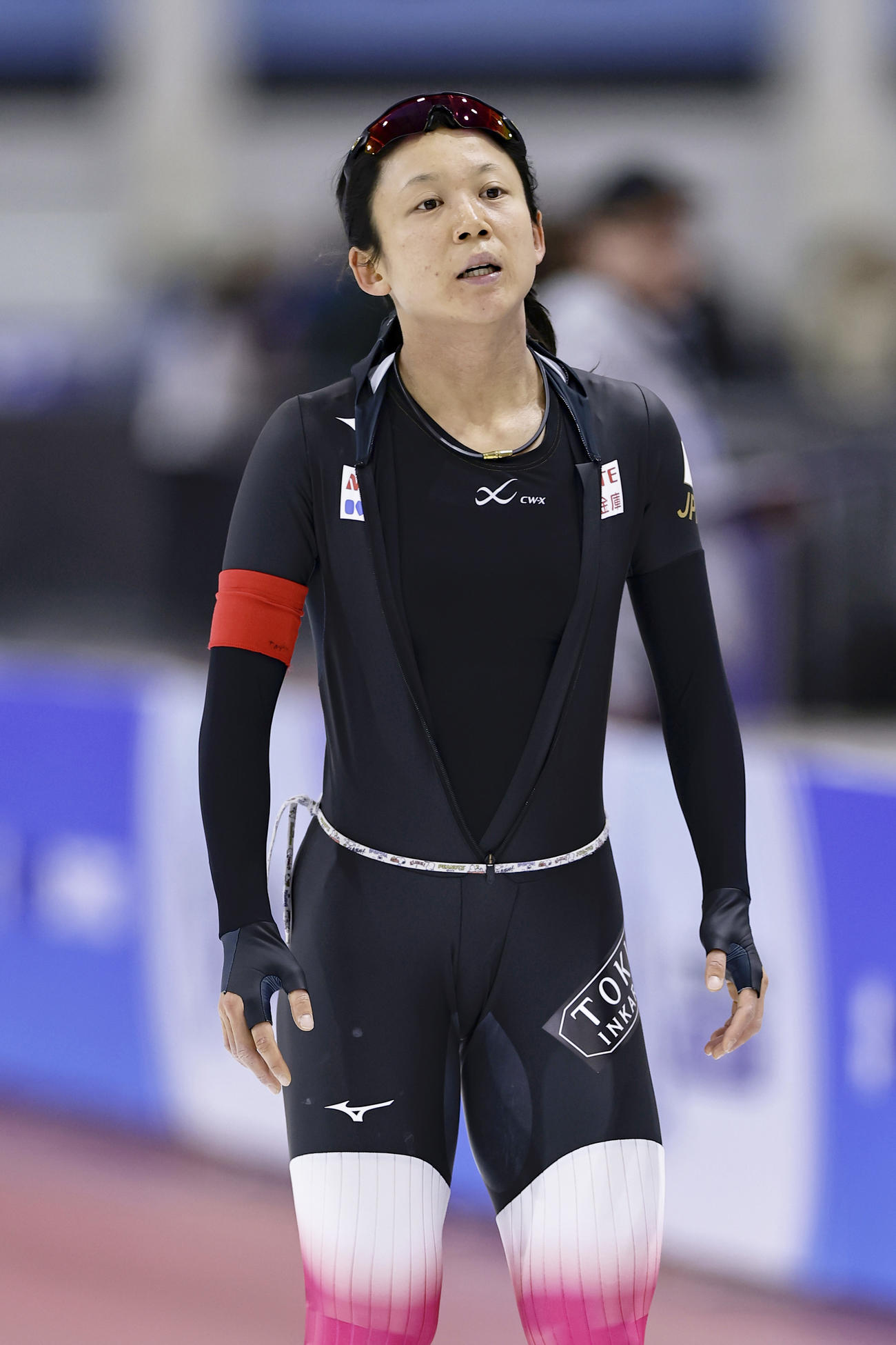 女子1500メートルで5位の高木美帆（共同）