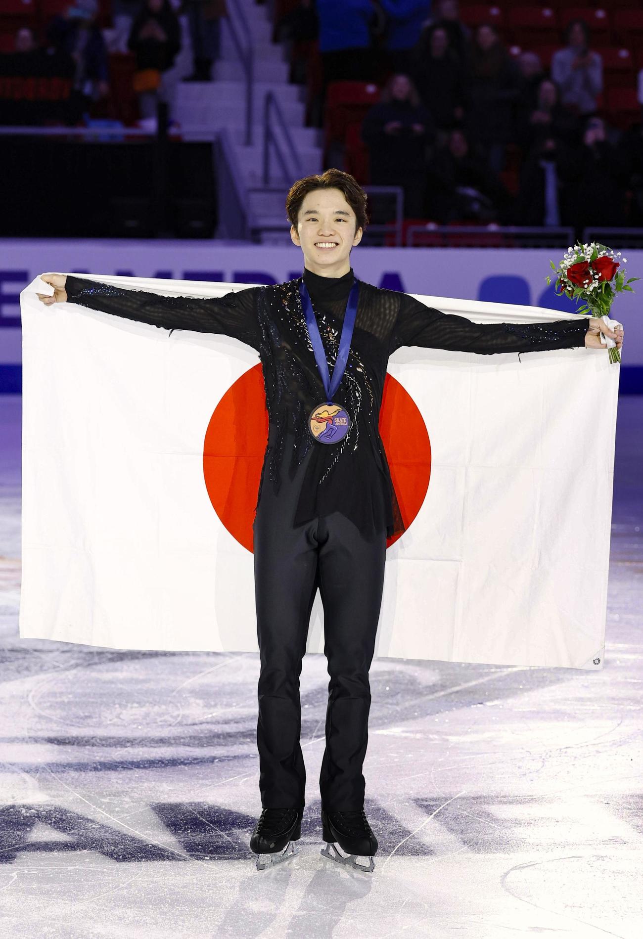 男子で3位となった友野一希（共同）