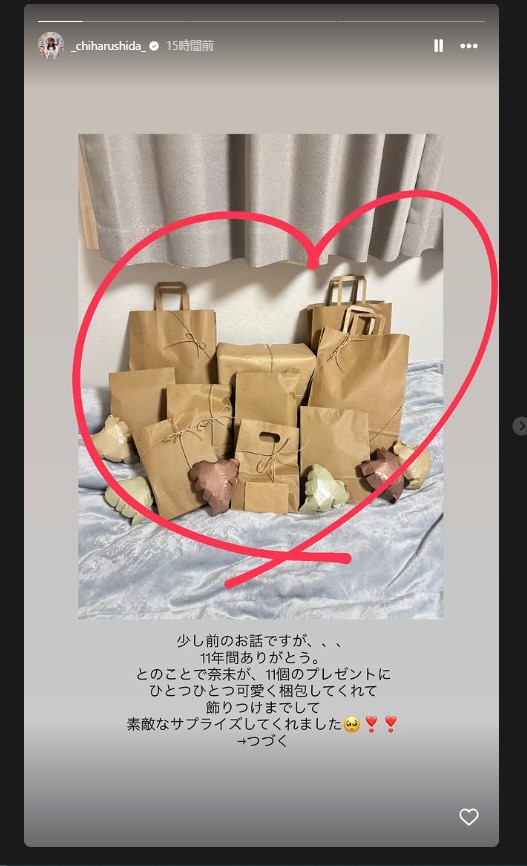 志田千陽のインスタグラムから