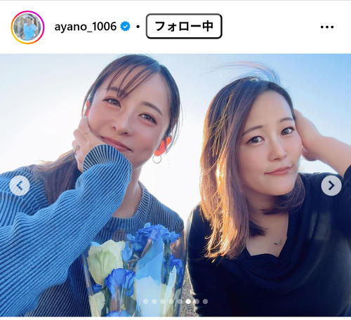 テニス】グレーのニット姿で園田彩乃がオフ公開「自然体の表情がとても