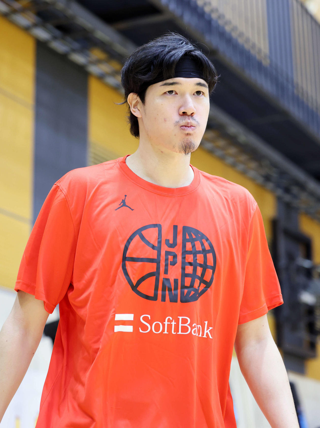 練習を終え引き揚げるバスケ男子日本代表の渡辺雄（2025年11月17日撮影）