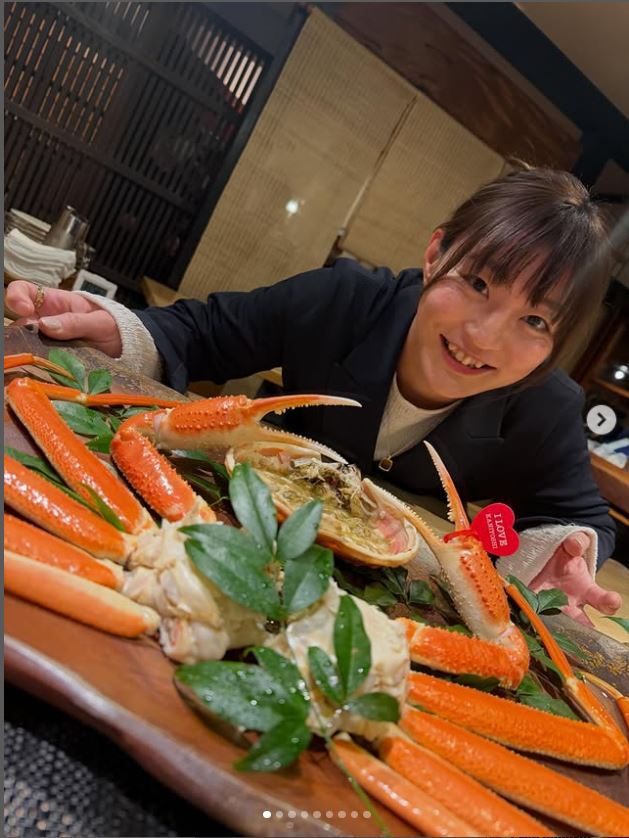 角田夏実選手のインスタグラムから