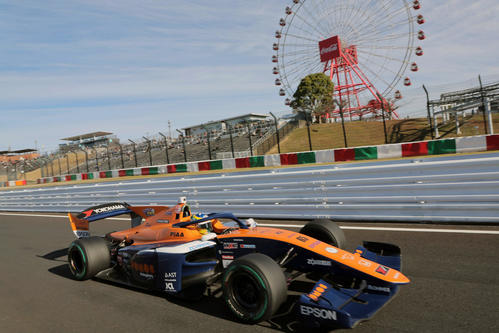 スーパーフォーミュラ第10戦、荒天で延期となっていた第10戦で初優勝を遂げたNAKAJIMA RACINGのイゴール・オオムラ・フラガ（撮影・宮崎幸一）