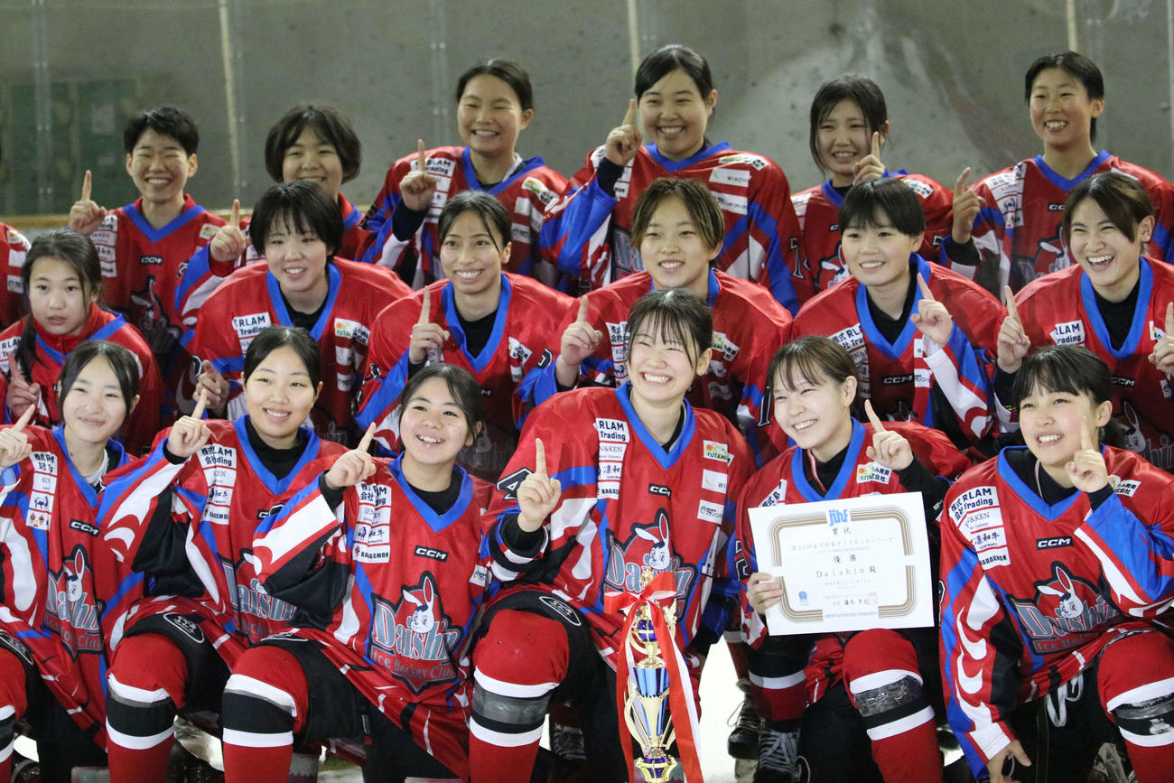 優勝したダイシンの選手たち