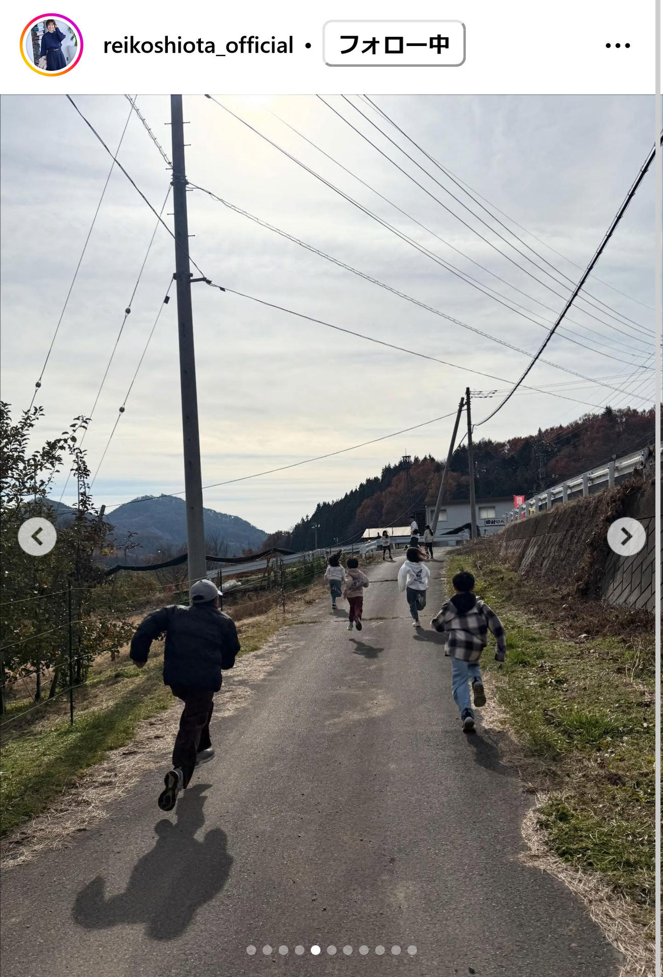 潮田玲子さんのインスタグラムから