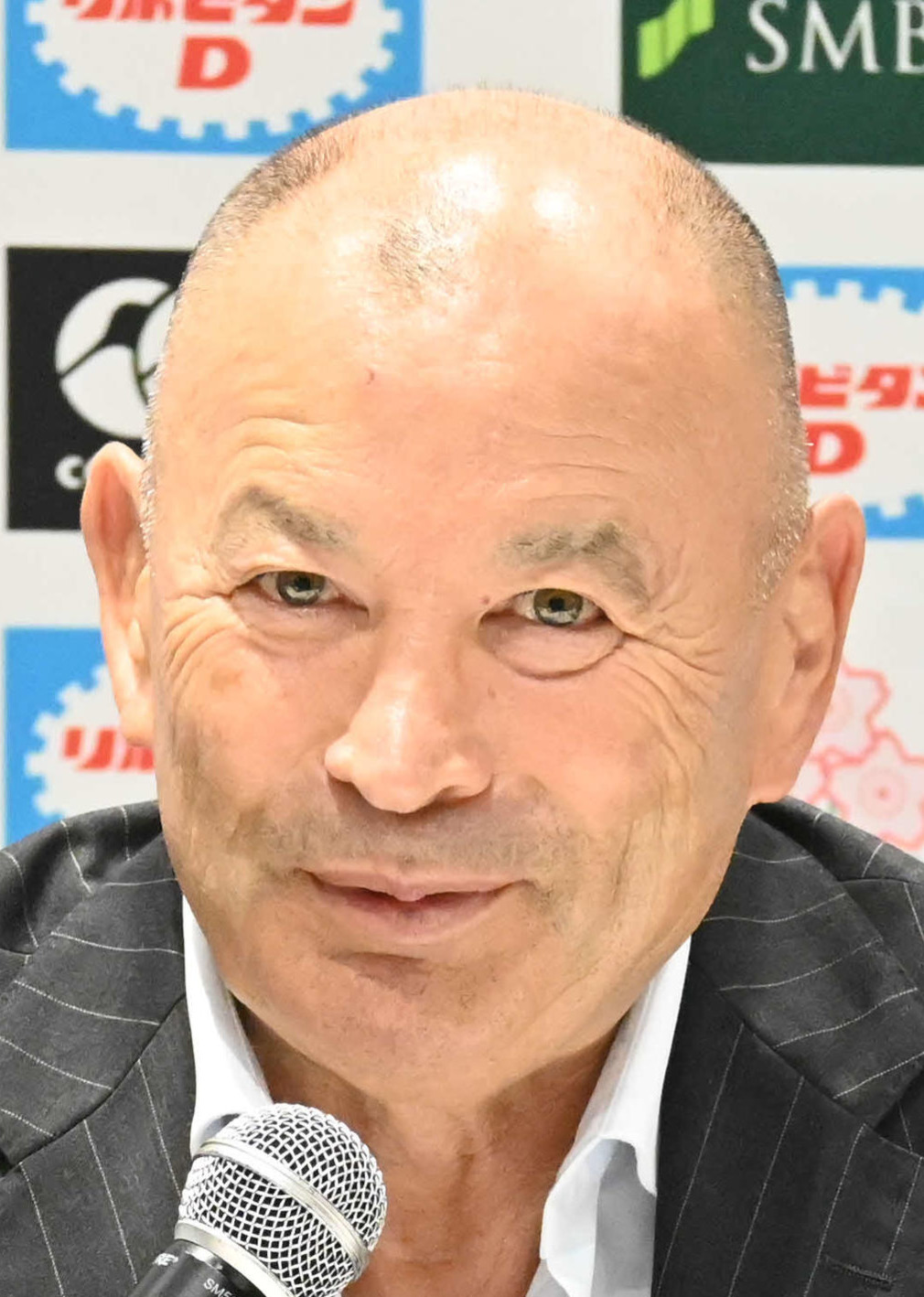 ラグビー日本代表のエディー・ジョーンズ・ヘッドコーチ＝2025年10月2日