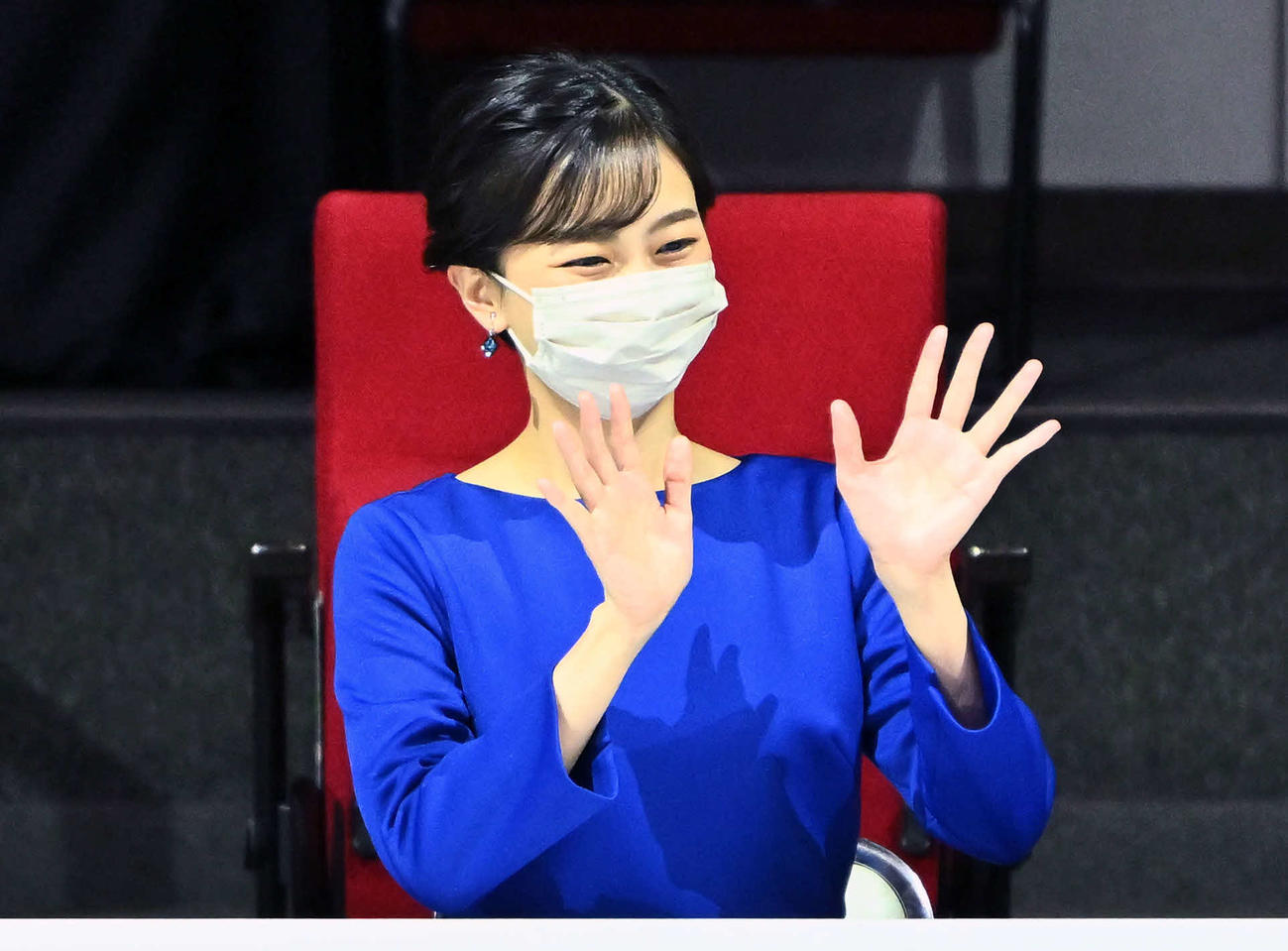 デフリンピック閉会式に出席された秋篠宮家の次女佳子さま