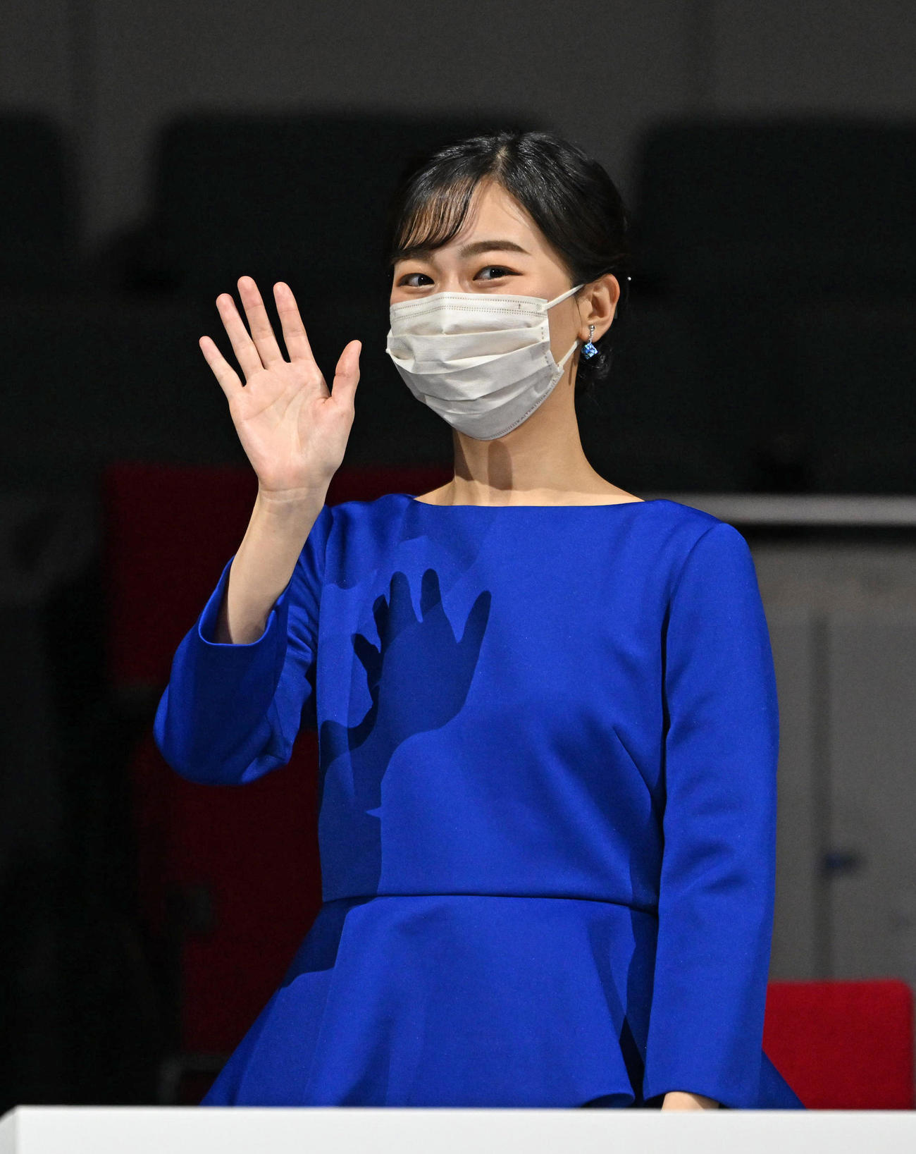 デフリンピック閉会式に出席される秋篠宮家の次女佳子さま（代表撮影）