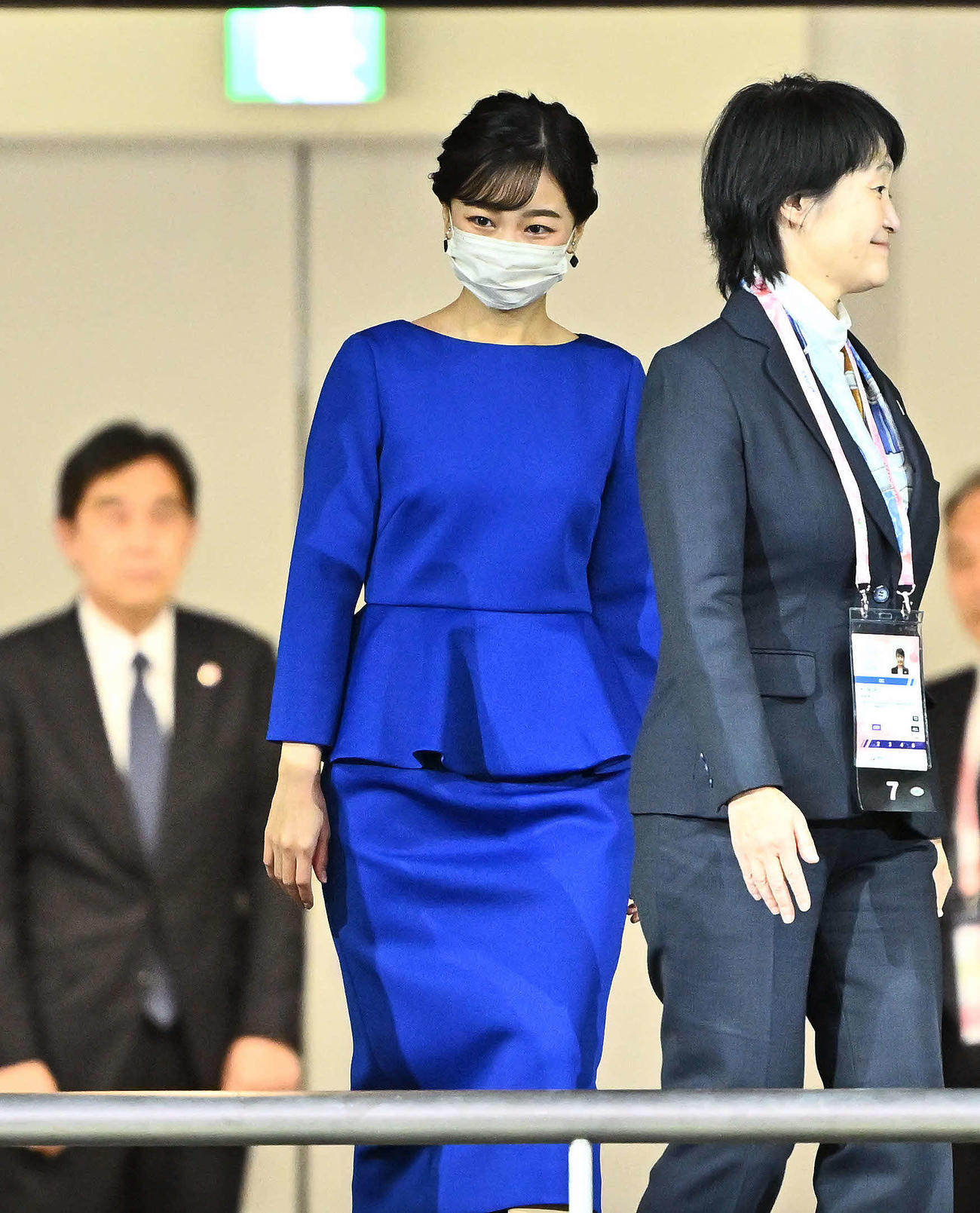 デフリンピック閉会式に出席された秋篠宮家の次女佳子さま（撮影・滝沢徹郎）