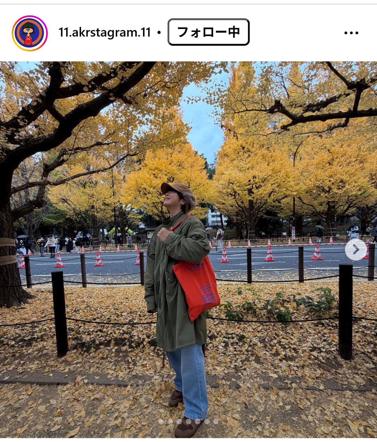 藤波朱理のインスタグラムから