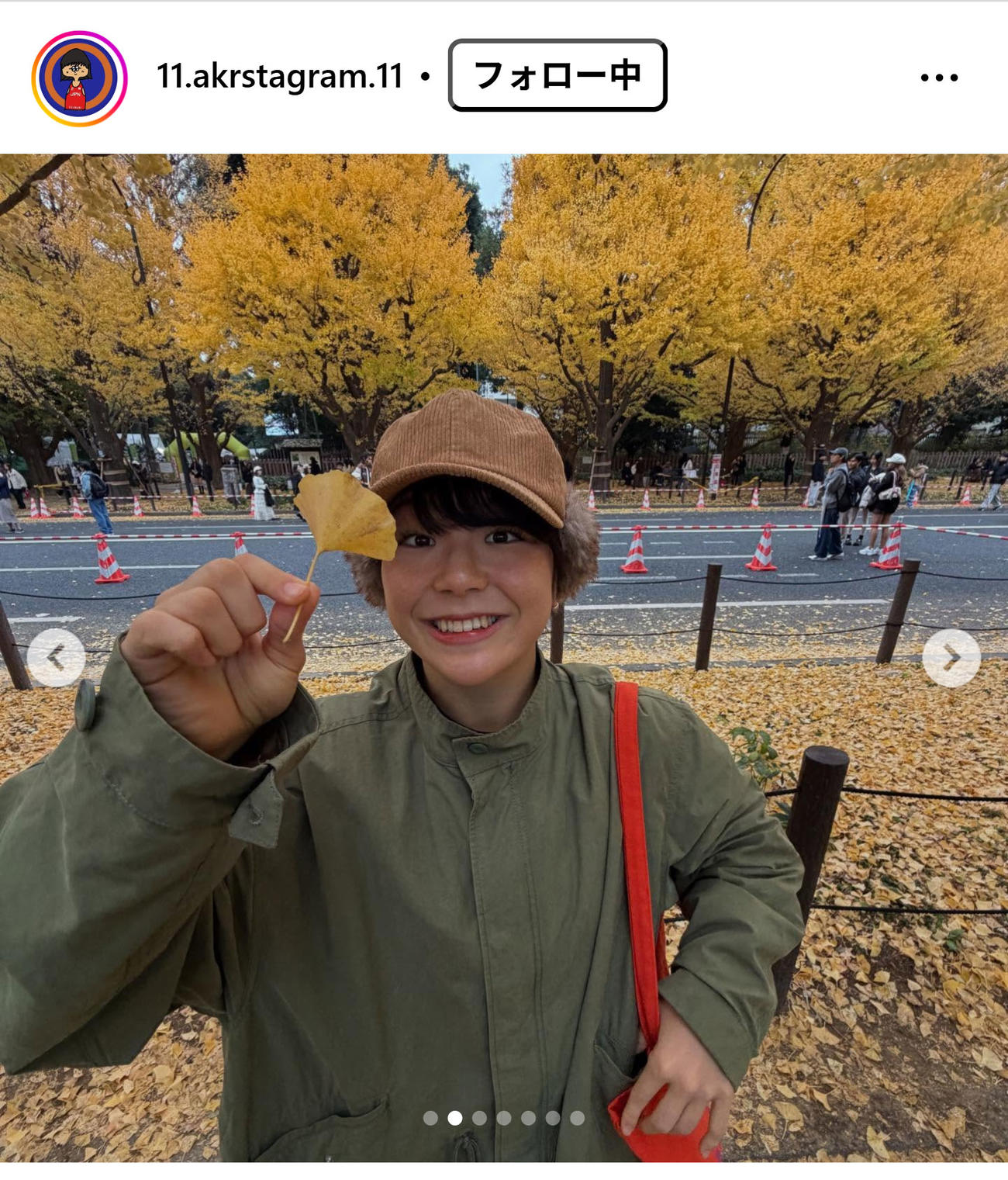 藤波朱理のインスタグラムから