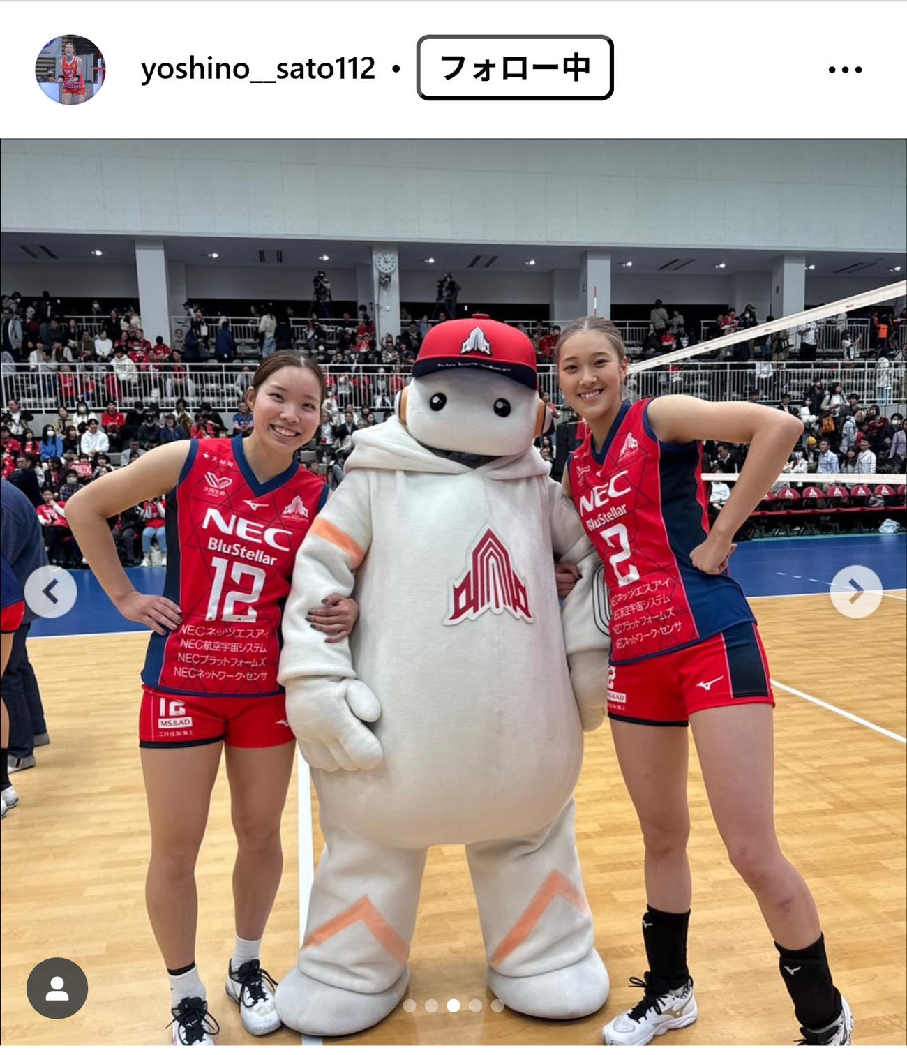 佐藤淑乃のインスタグラムから