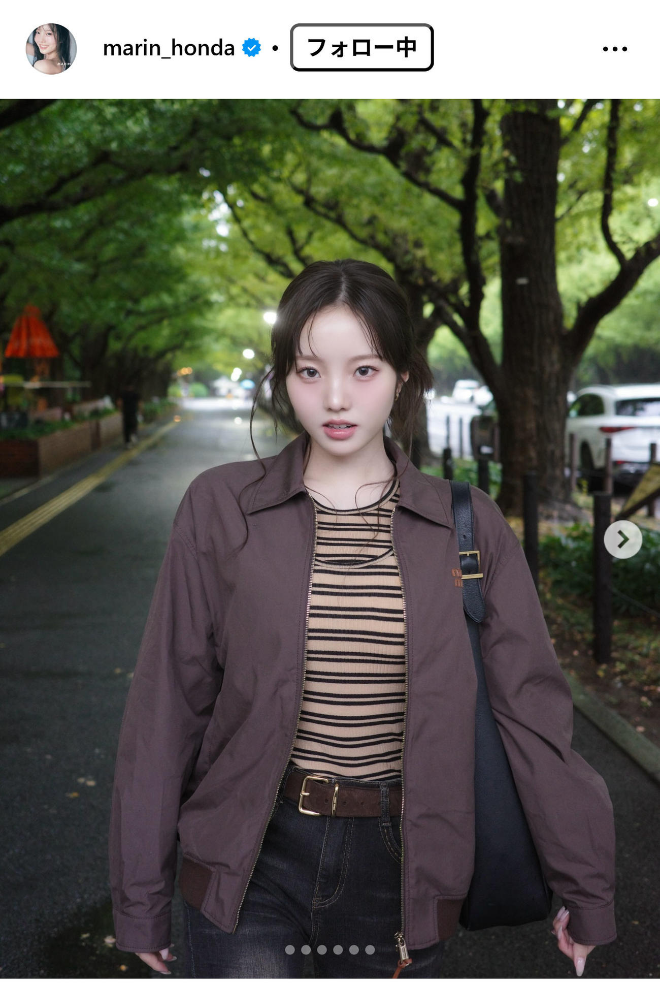 本田真凜さんのインスタグラムから