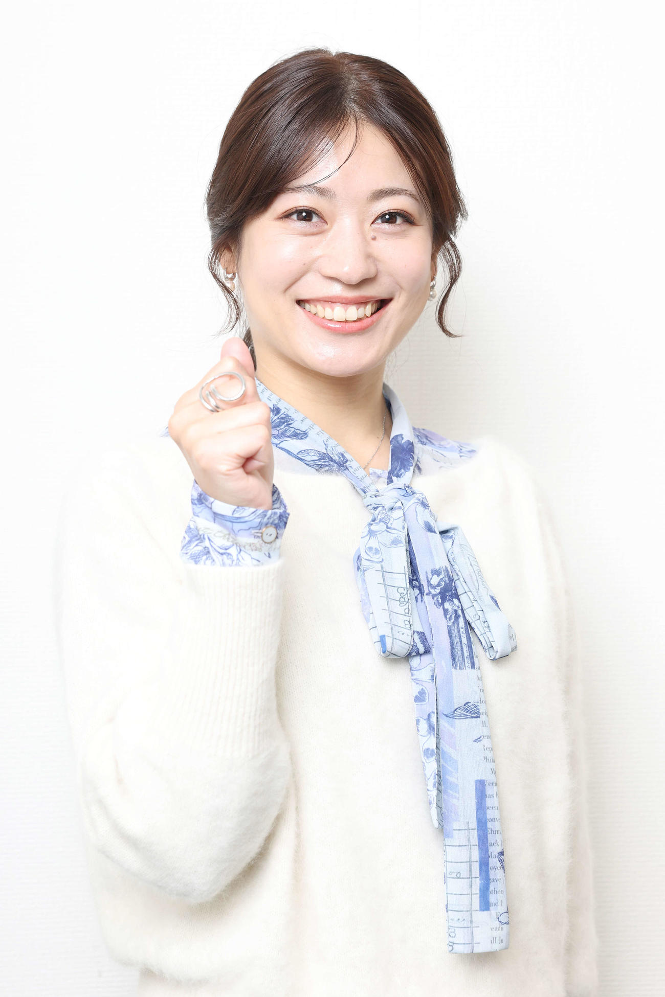 カーリング五輪最終予選の展望を語った市川美余さん（撮影・宮地輝）