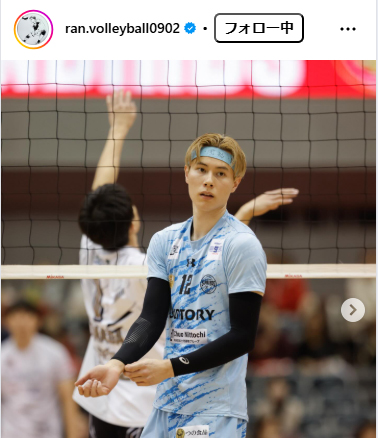 高橋藍のインスタグラムから
