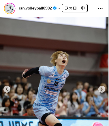 高橋藍のインスタグラムから
