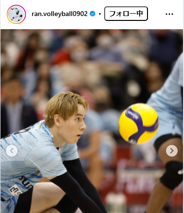 高橋藍のインスタグラムから