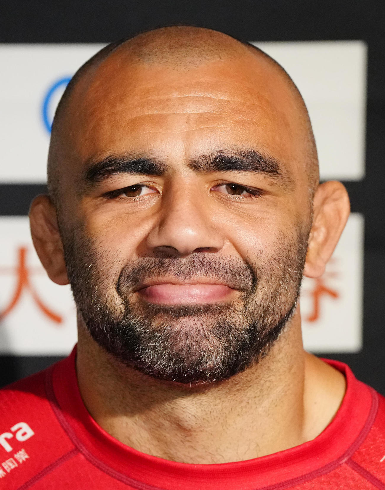 リーグワン開幕前メディアカンファレンスに臨むBL東京リーチ・マイケル（撮影・江口和貴）